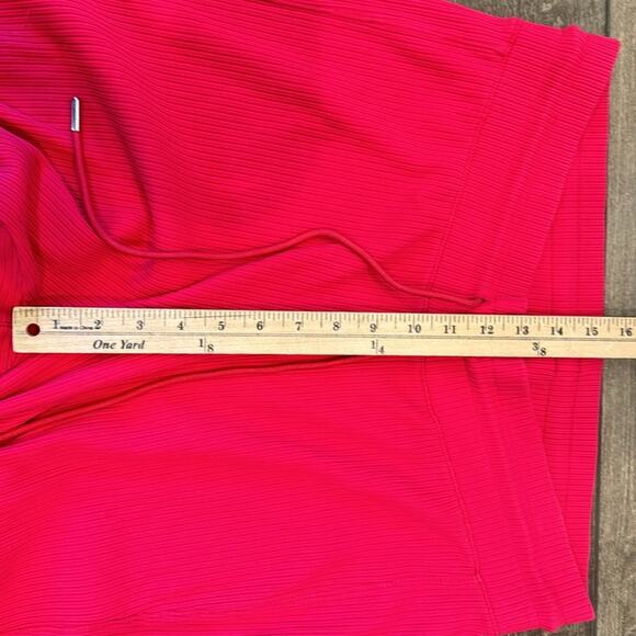 NWOT Anthropologie Daily Practice Henley 2 Piece Lounge Set Hot Pink Size 1X - Picture 11 of 15